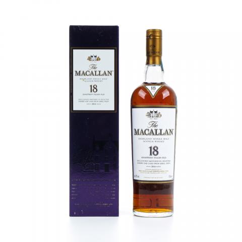 Macallan 麦卡伦 18年 2016 雪莉桶