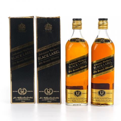 Johnnie Walker 尊尼获加 12年 黑标 旧版 2瓶组*750ml