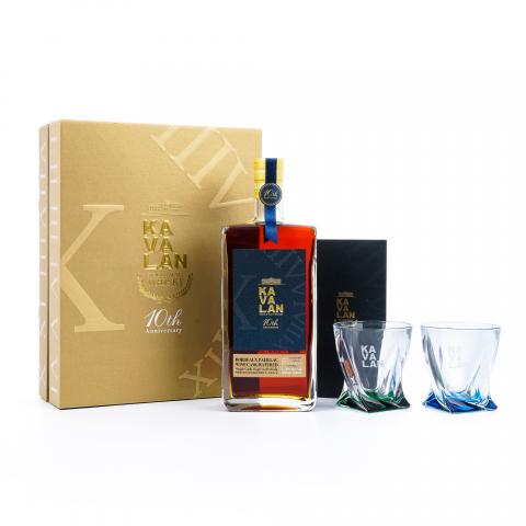 Kavalan 噶玛兰 2018 波尔多波雅克葡萄酒桶 十周年纪念礼盒 1000ml