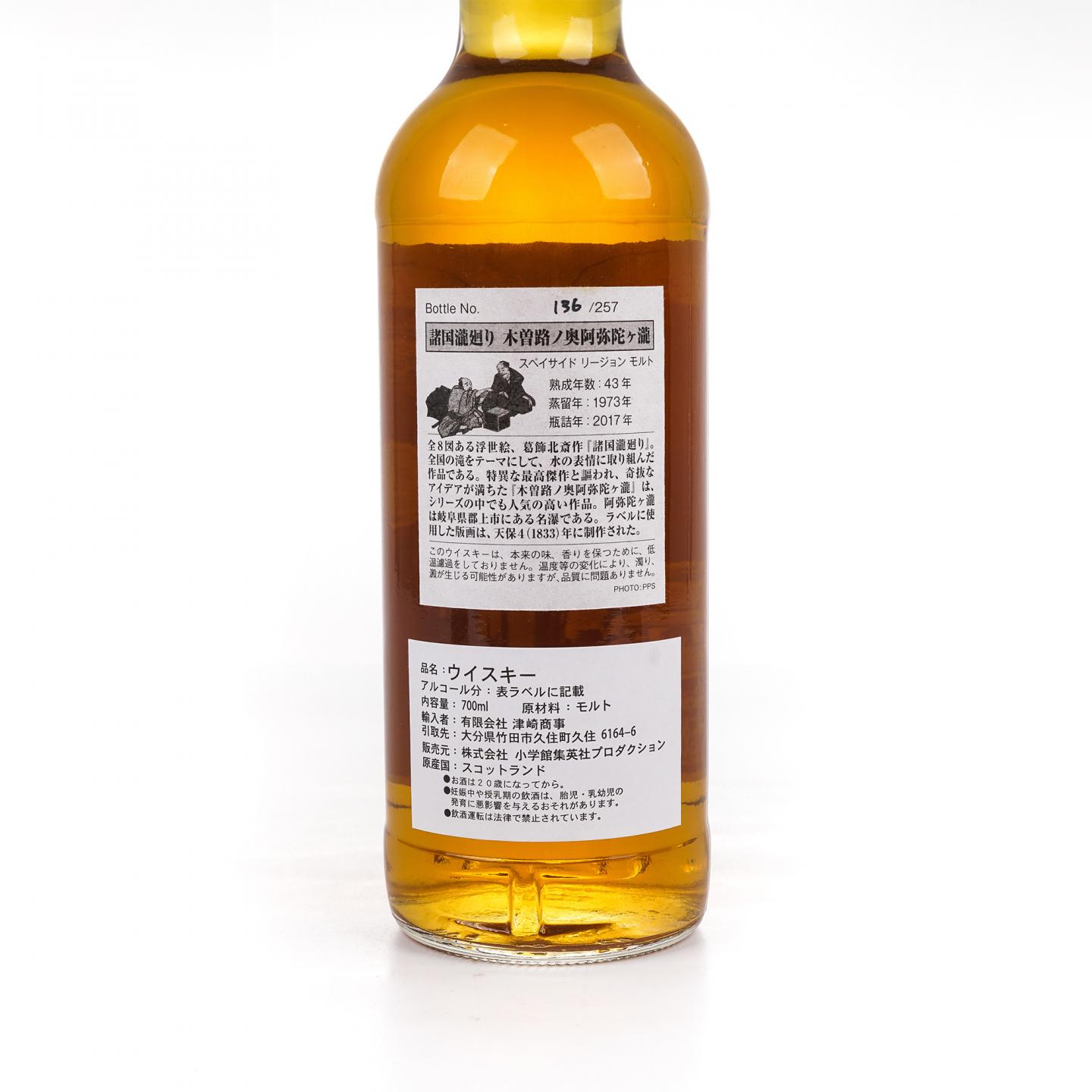 Speyside Region 43年 1973-2017 雪莉桶