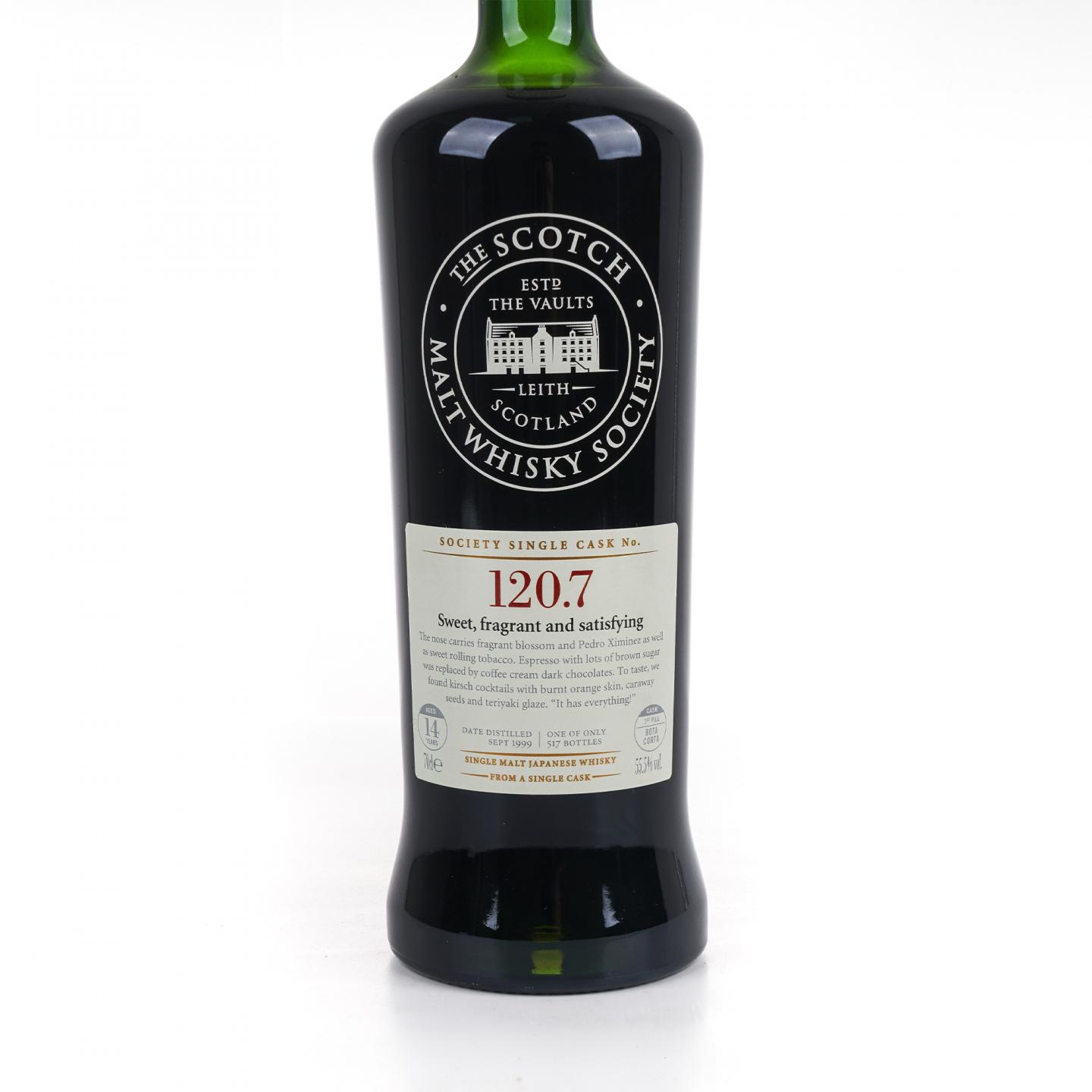 SMWS 120.7 白州 14年 1999