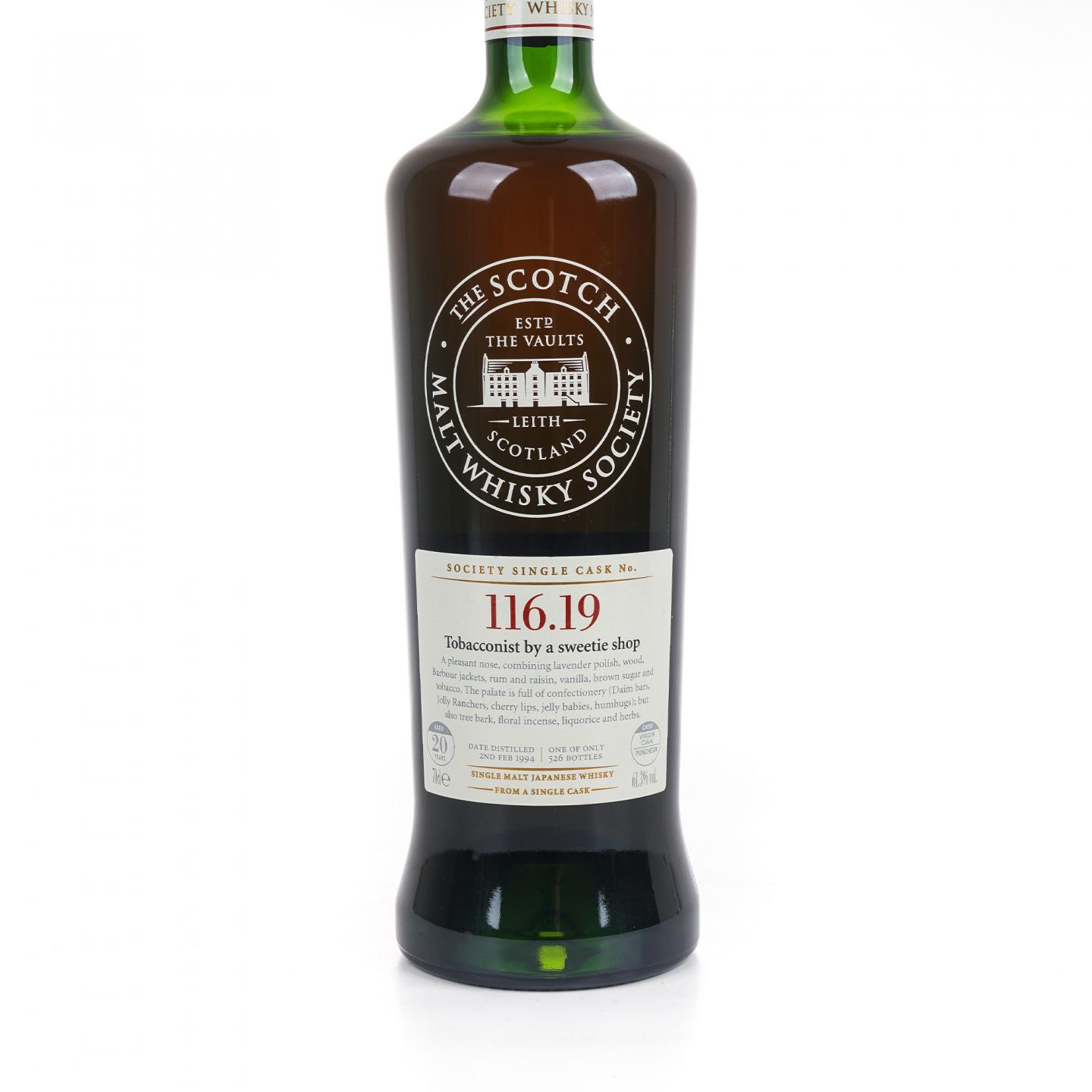 SMWS 116.19 余市 20年 1994