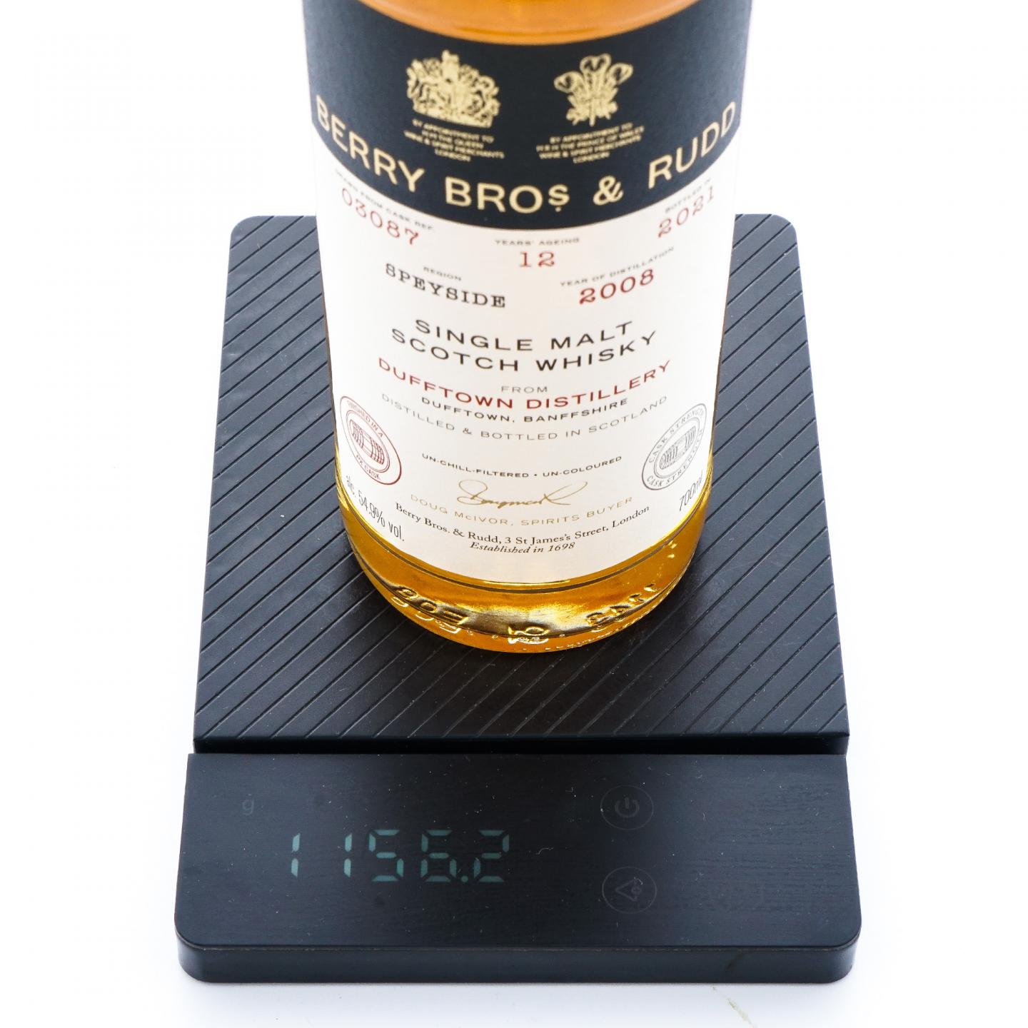 Dufftown 达夫镇 12年 2008-2021 BBR 单桶#03087