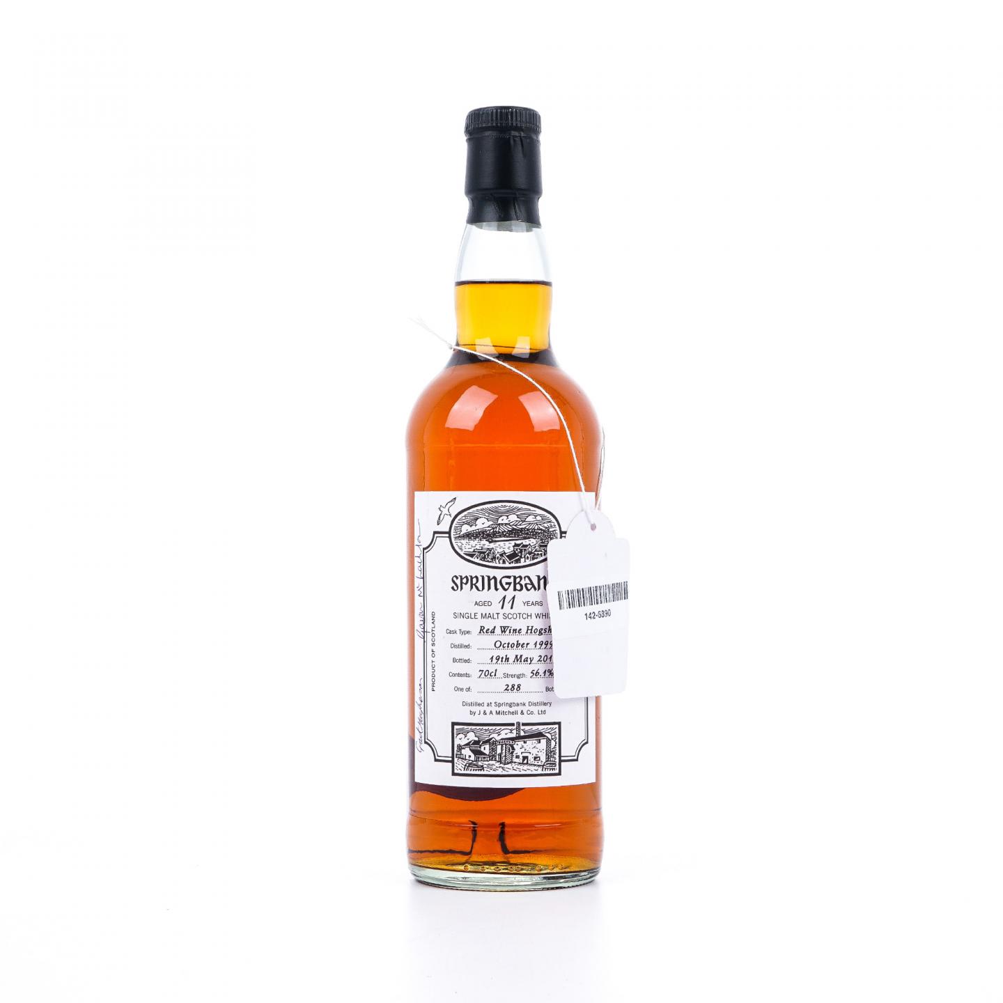 Springbank 云顶 11年 1999-2011 红酒桶