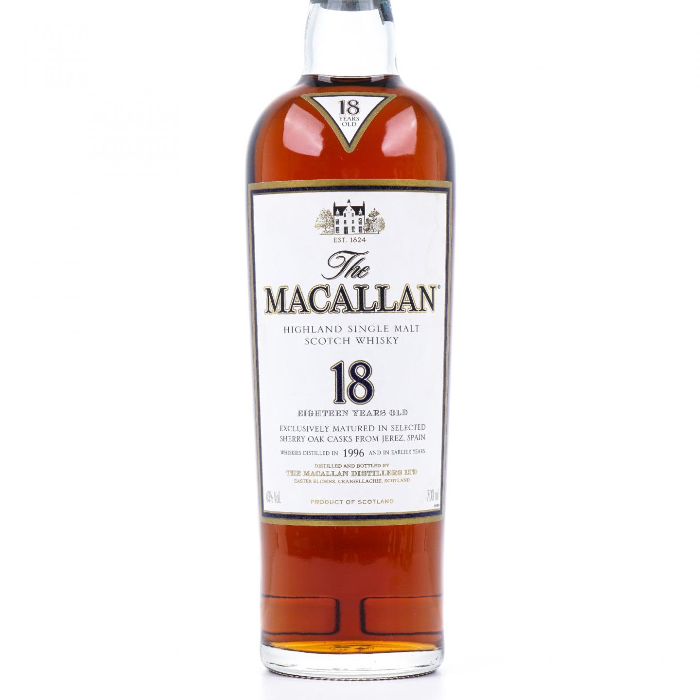 Macallan 麦卡伦 18年 1996 雪莉桶