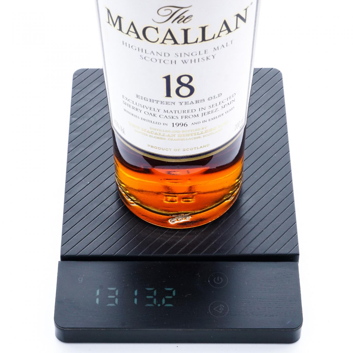 Macallan 麦卡伦 18年 1996 雪莉桶