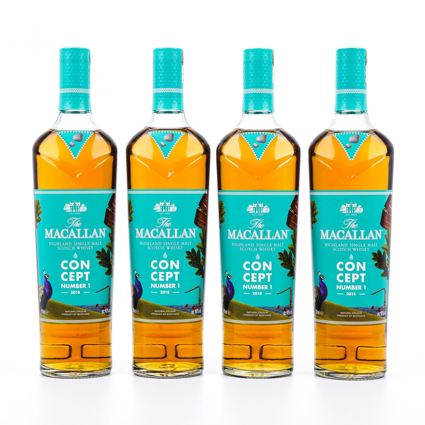 【附X光图】Macallan 麦卡伦 Concept 概念系列 No.1 4支组