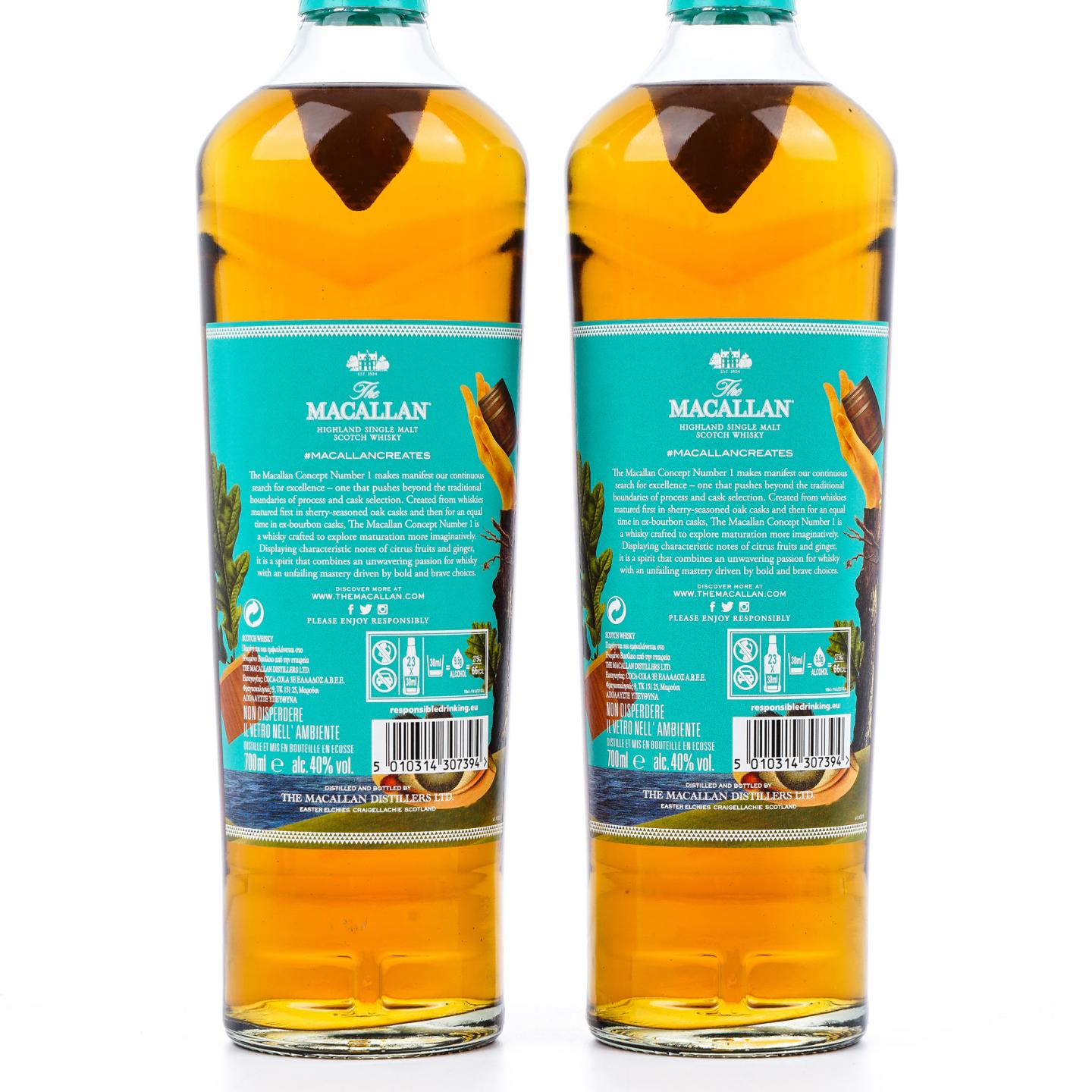 【附X光图】Macallan 麦卡伦 Concept 概念系列 No.1 4支组