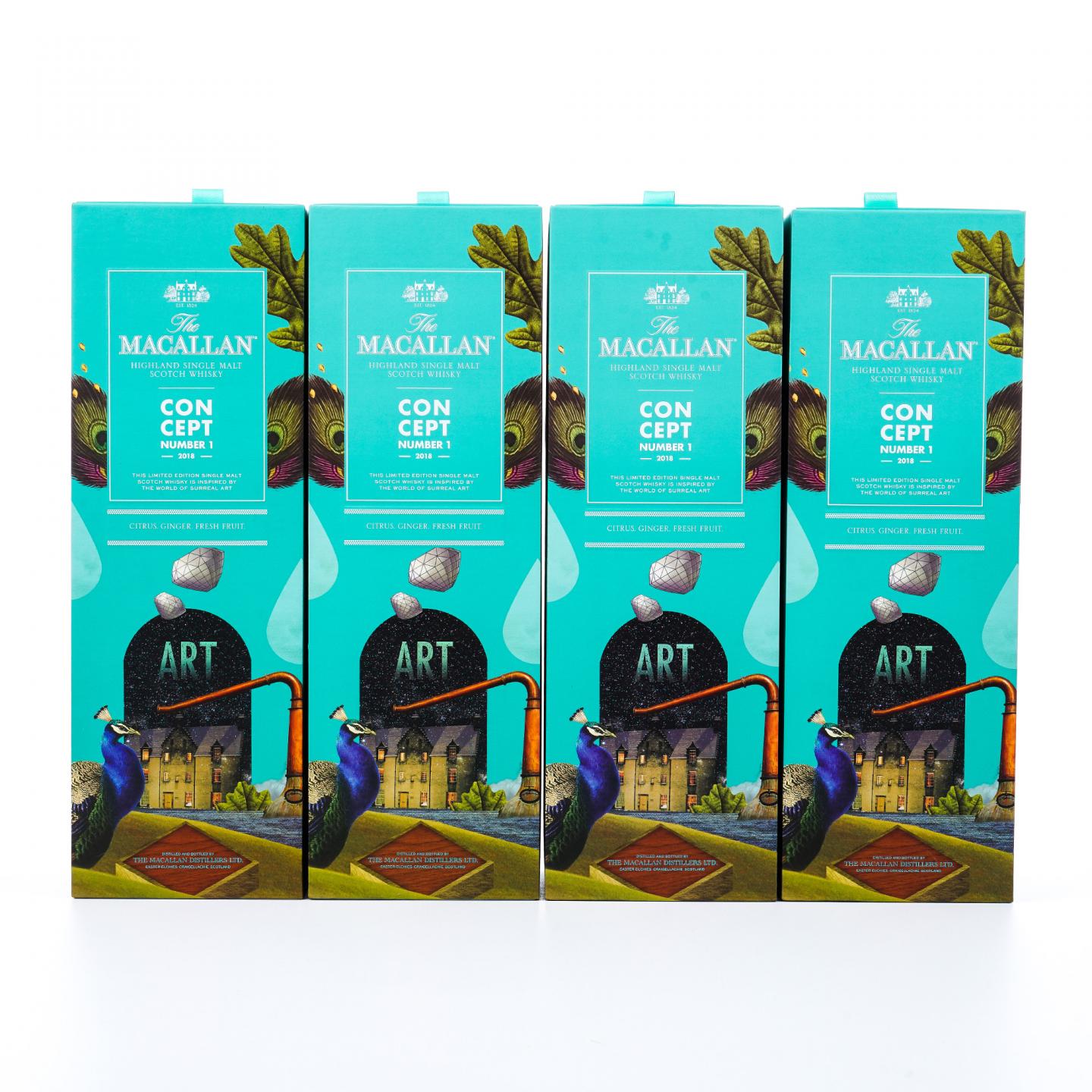 【附X光图】Macallan 麦卡伦 Concept 概念系列 No.1 4支组