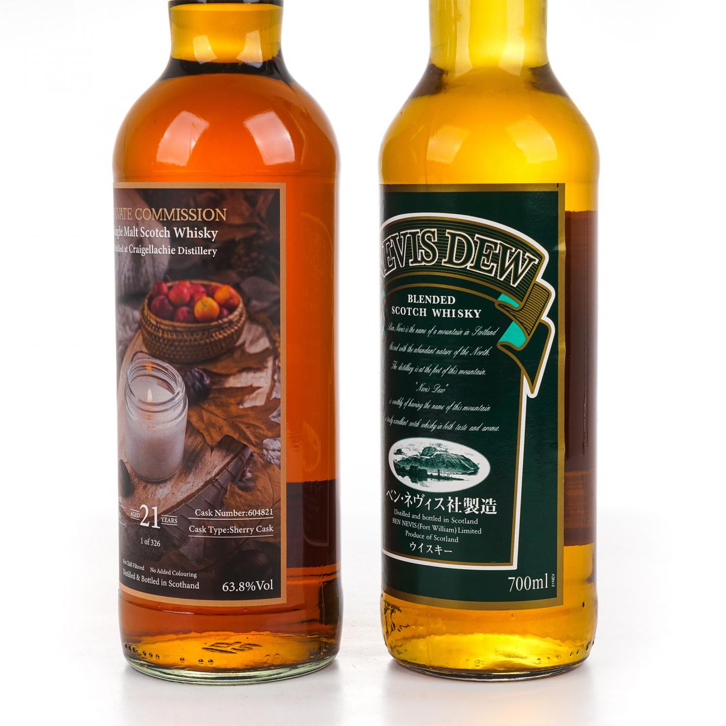 克莱拉奇 21年/Nevis Dew 本尼维斯 调和 2瓶组