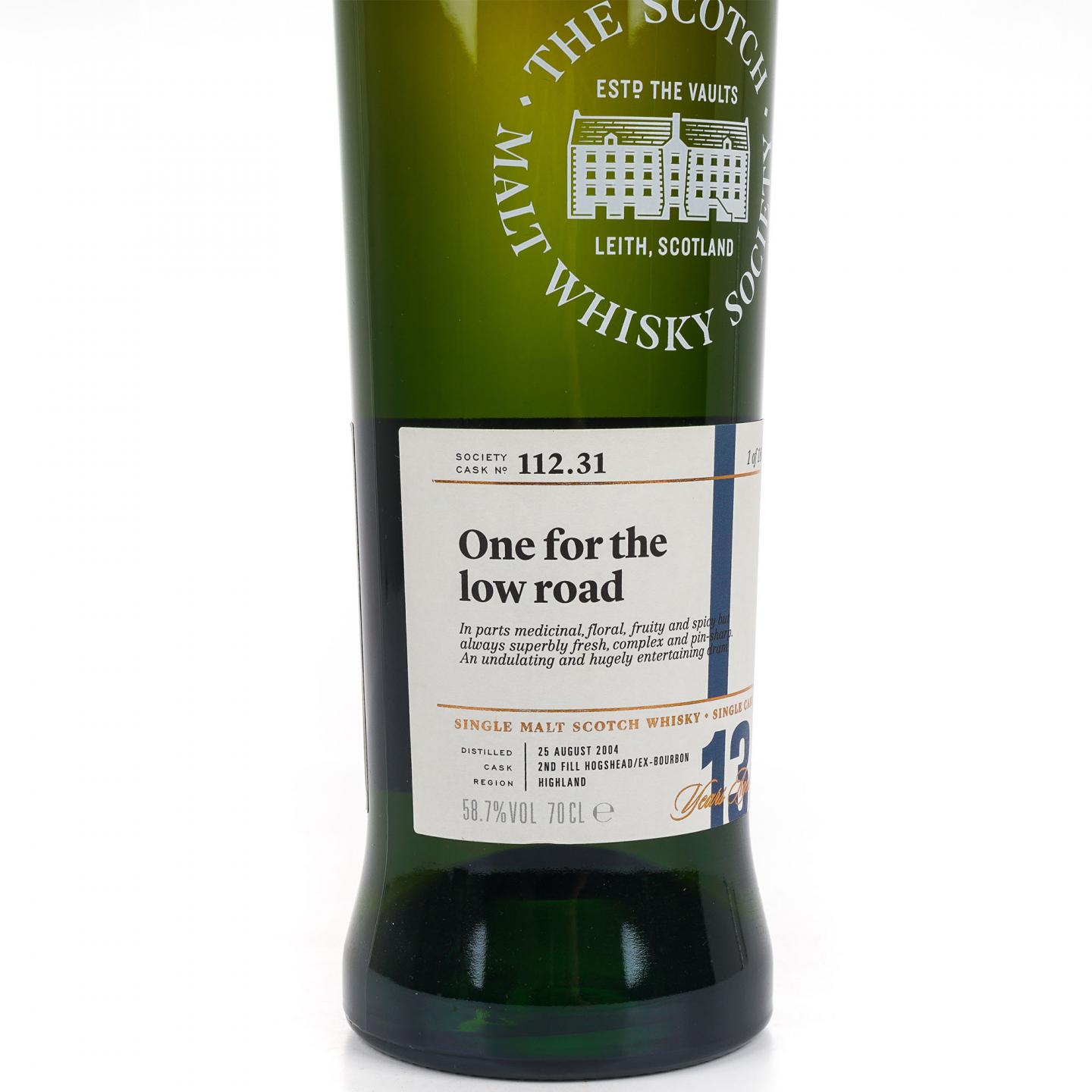 SMWS 112.31 罗曼湖 13年 2004