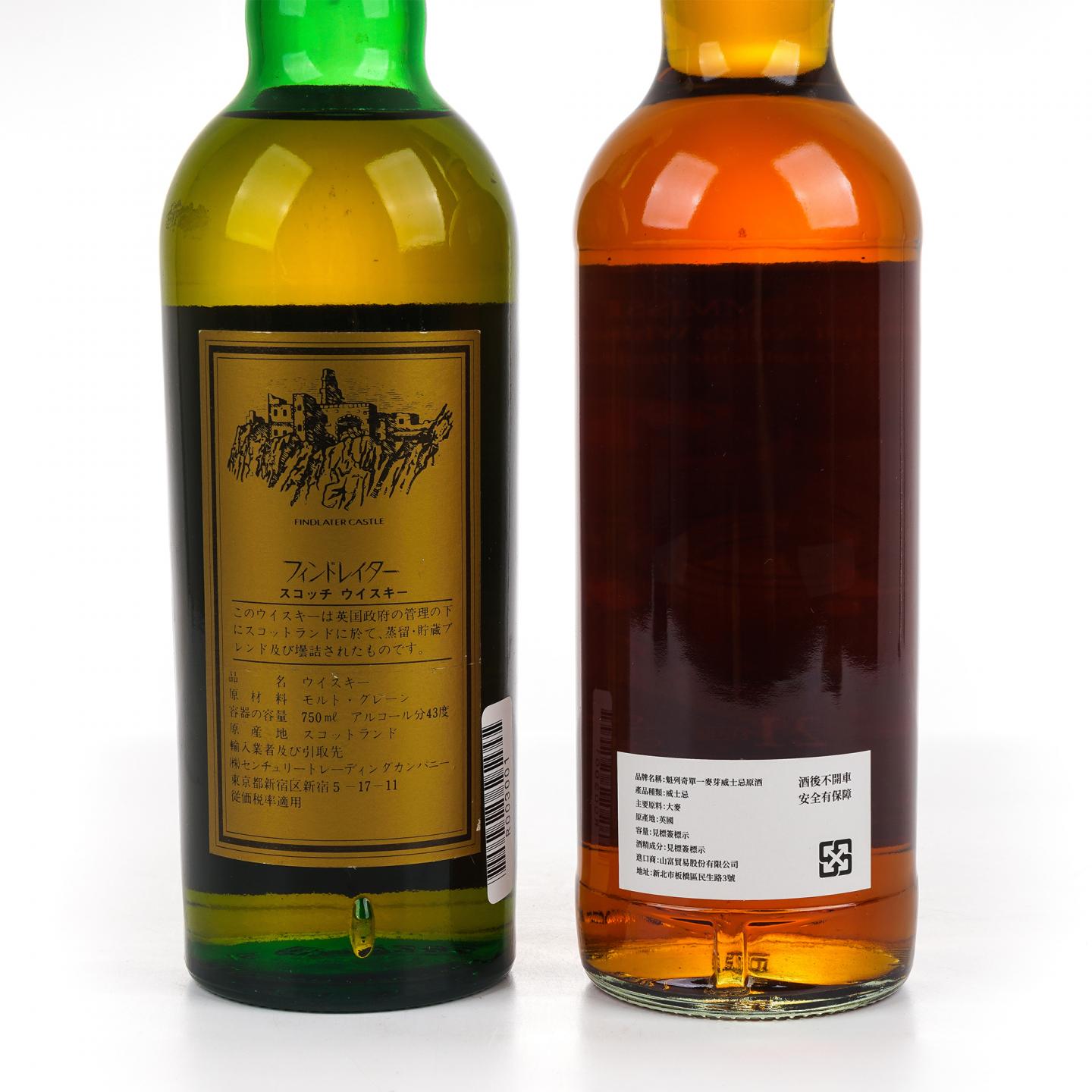 Findlater’s 芬德拉特 8年/克莱拉奇 21年 2瓶组