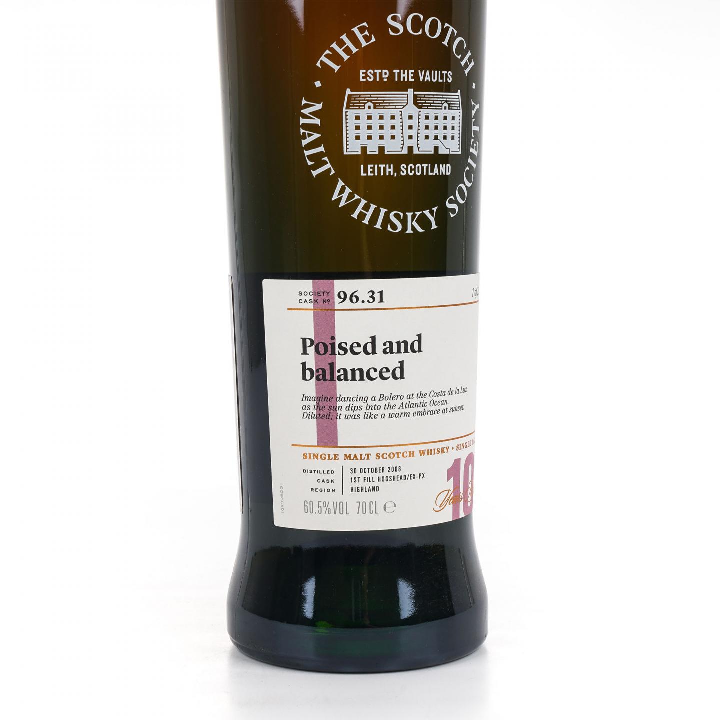 SMWS 96.31 格兰多纳 10年 2008 60.5%Vol.