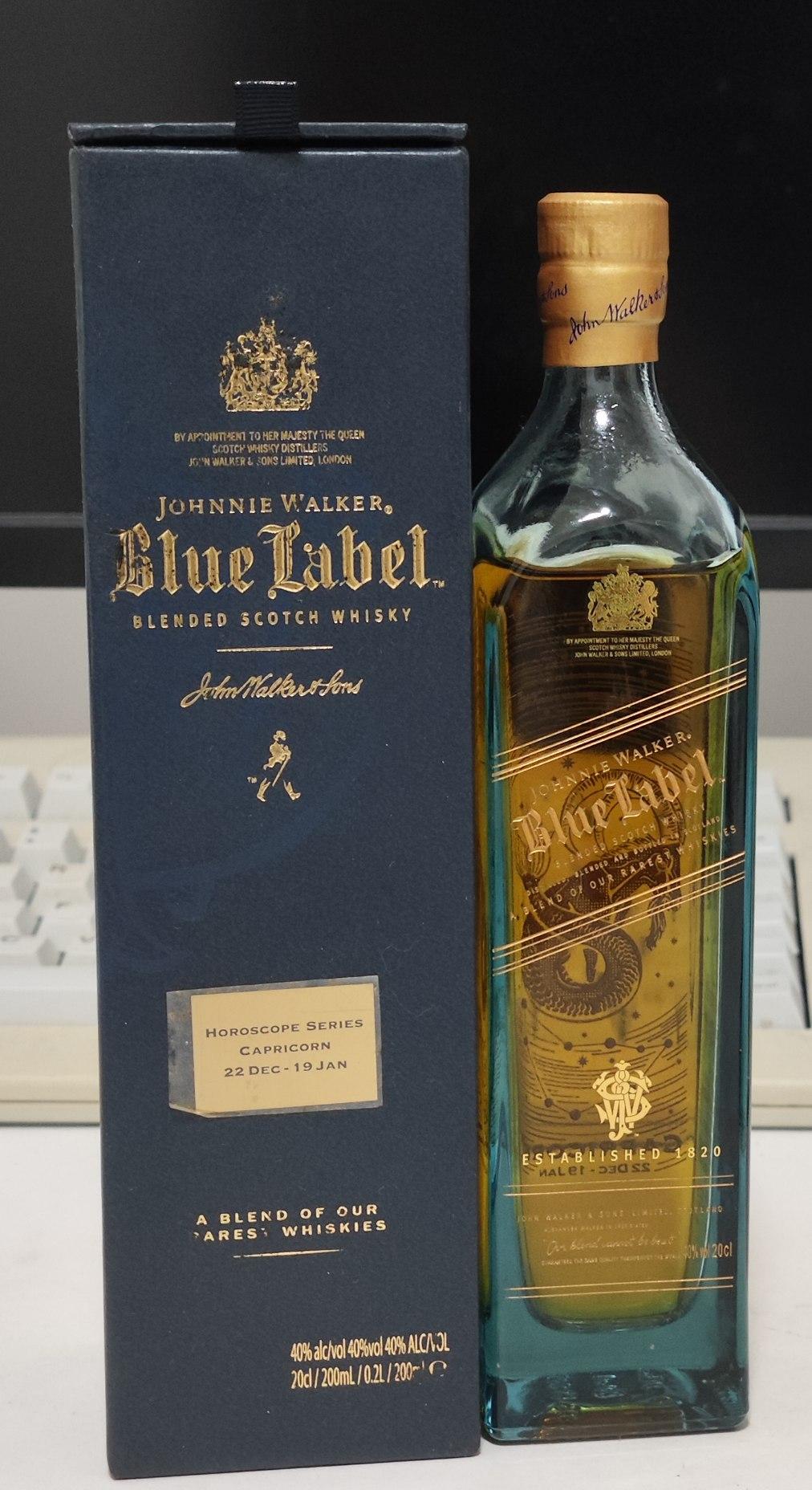 尊尼获加小蓝牌摩羯座