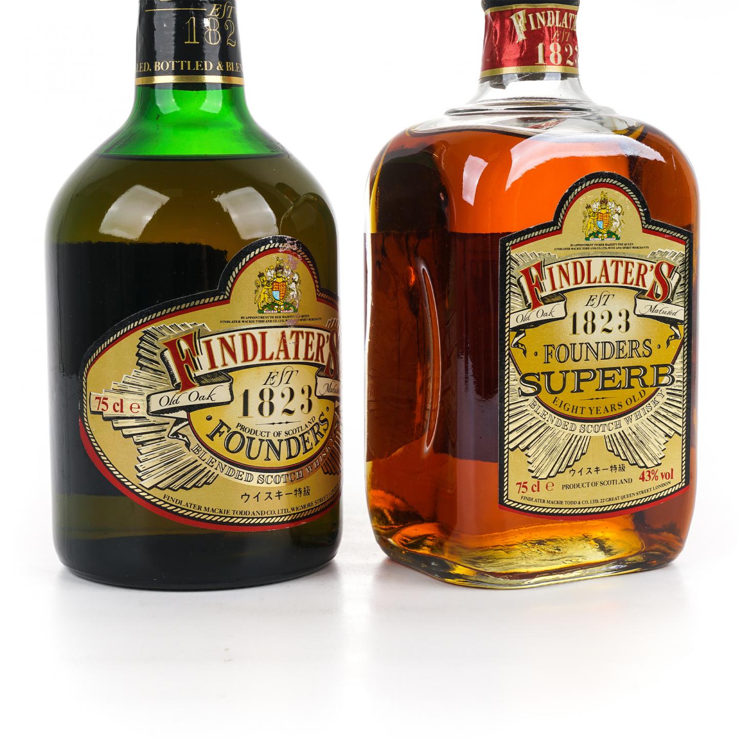 Findlater’s 芬德拉特 FOUNDERS/FOUNDERS SUPERB 8年 特级 调和 750ml*2