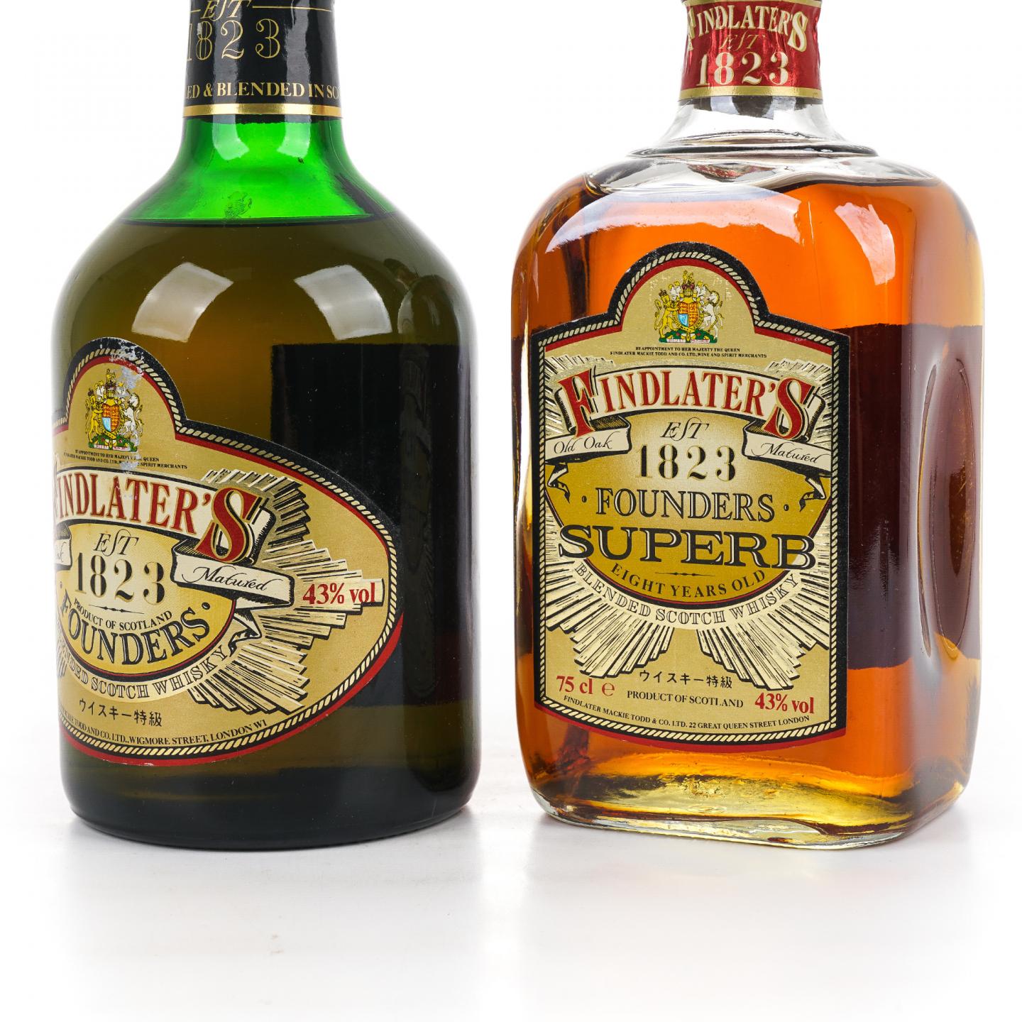 Findlater’s 芬德拉特 FOUNDERS/FOUNDERS SUPERB 8年 特级 调和 750ml*2