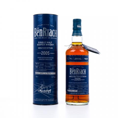 BenRiach 本利亚克 12年 2005-2018 雪莉桶#3153