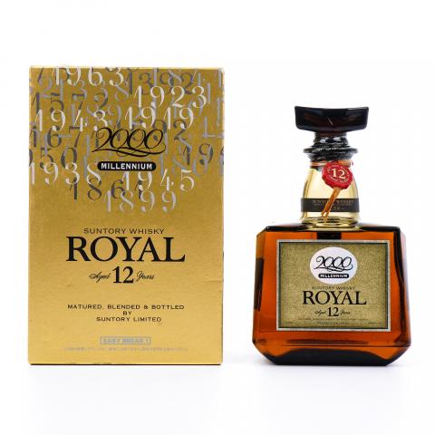 三得利 Royal 12年 调和 2000千禧纪念