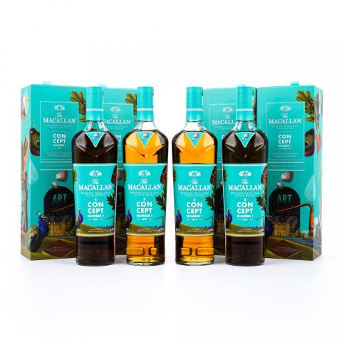 【附X光图】Macallan 麦卡伦 Concept 概念系列 No.1 4支组