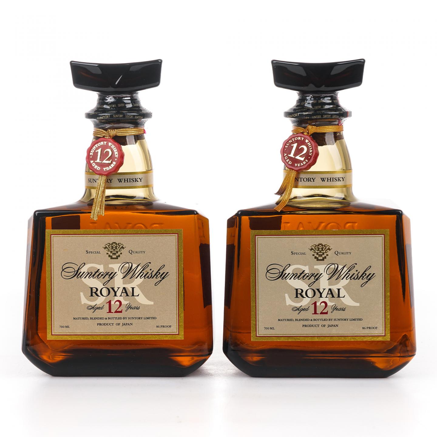 三得利 金花 Royal 12年 SR 2支组