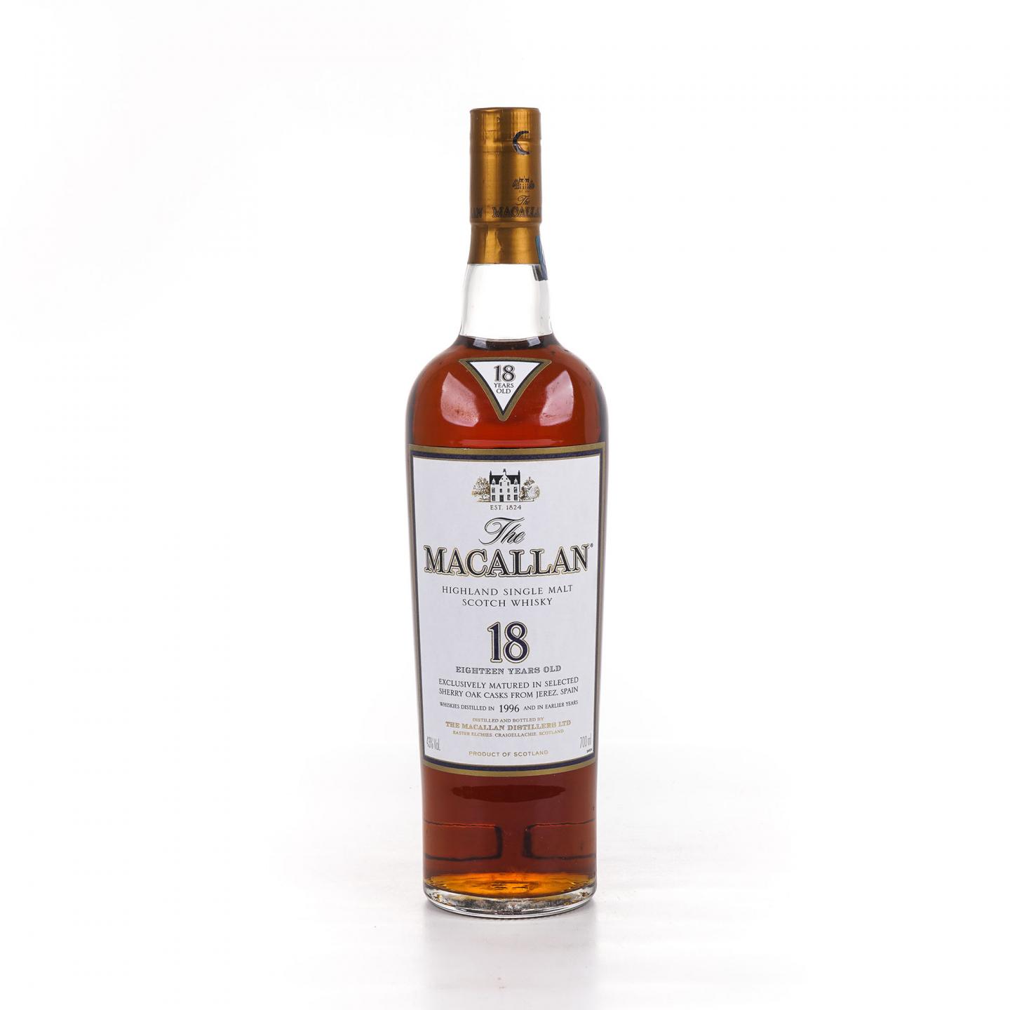 Macallan 麦卡伦 18年 1996 雪莉桶 700ml