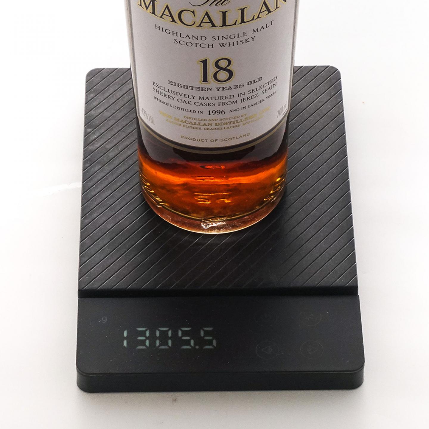 Macallan 麦卡伦 18年 1996 雪莉桶 700ml