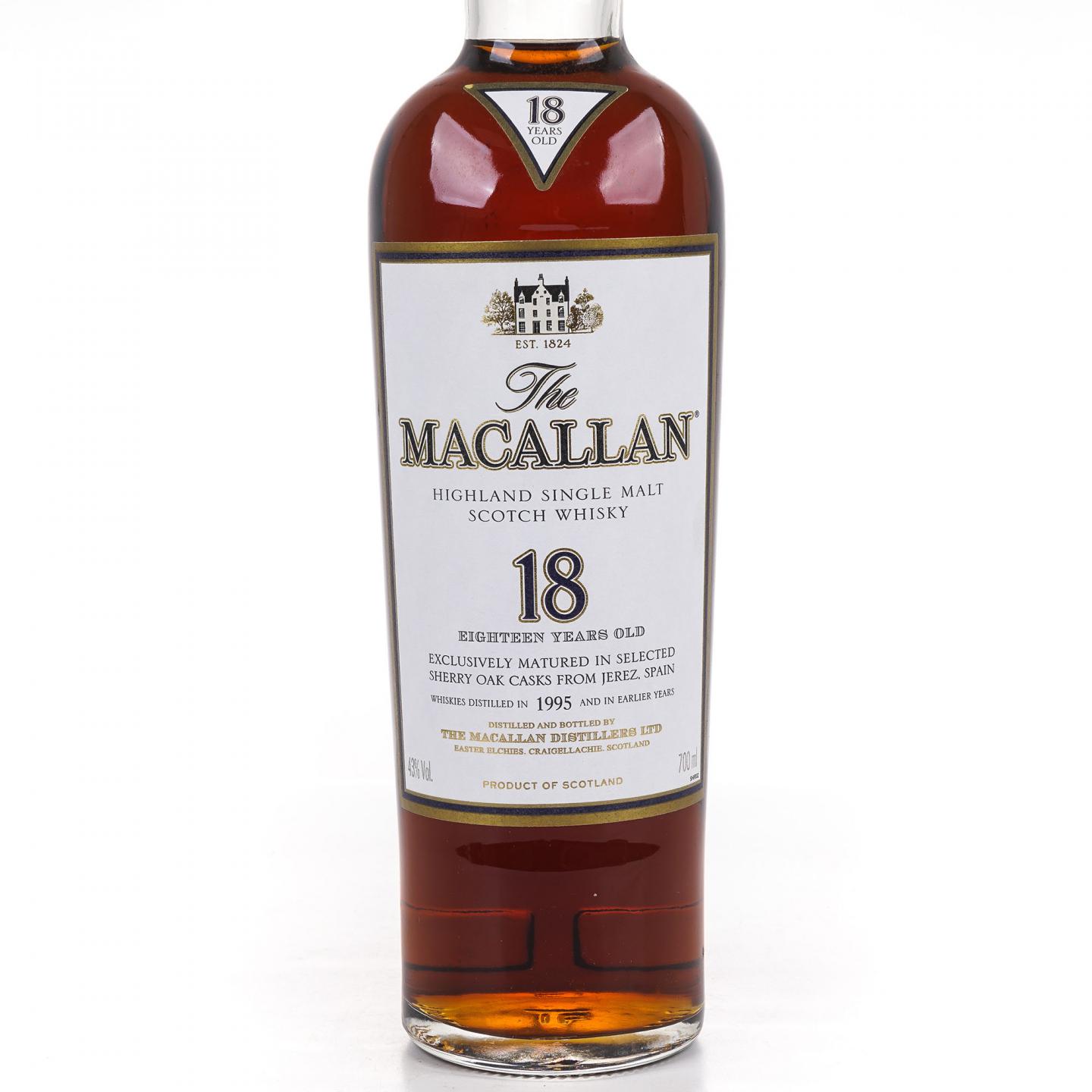 Macallan 麦卡伦 18年 1995 雪莉桶