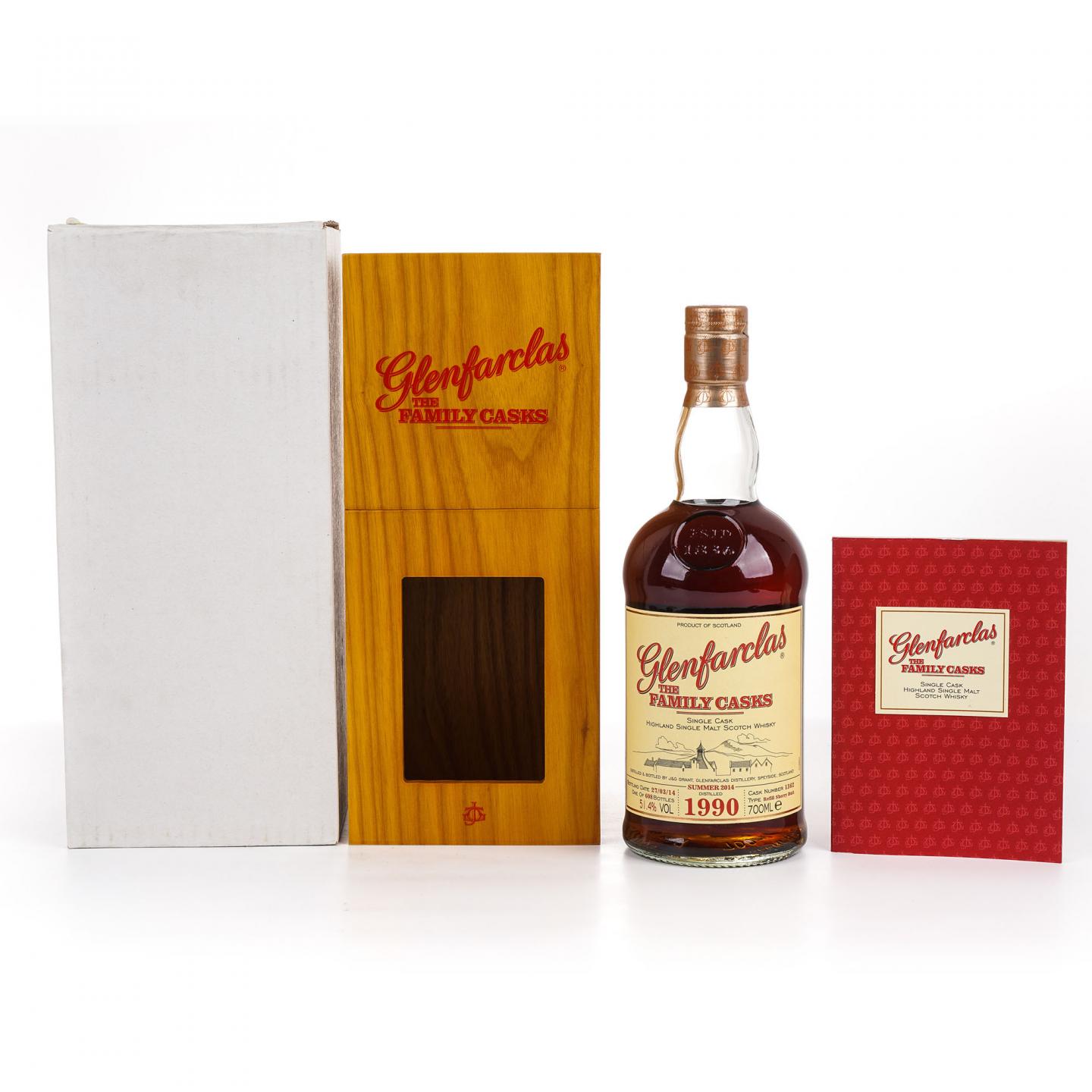Glenfarclas 格兰花格 1990-2014 家族桶 雪莉单桶#1362