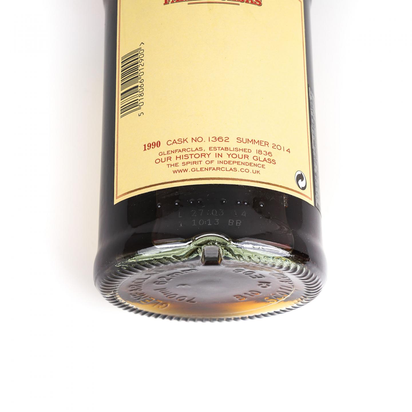 Glenfarclas 格兰花格 1990-2014 家族桶 雪莉单桶#1362