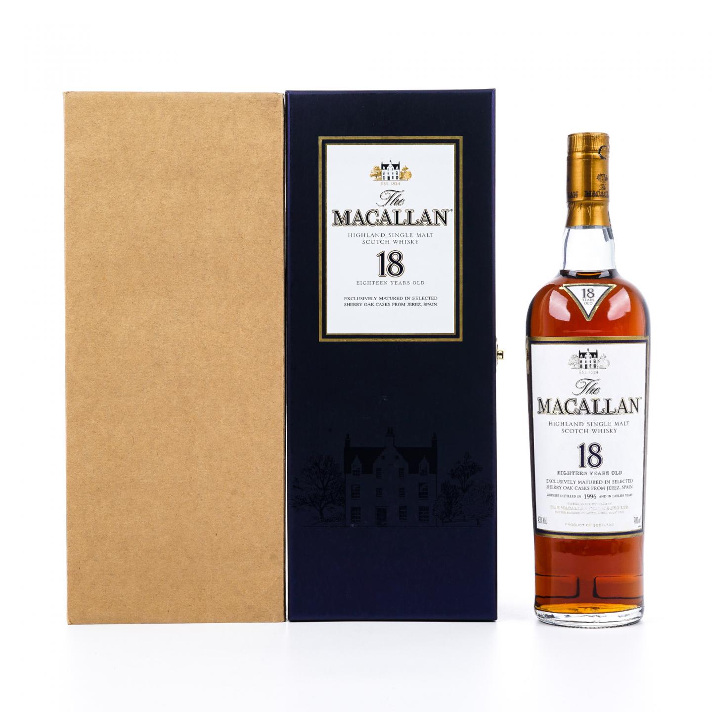 Macallan 麦卡伦 18年 1996 雪莉桶