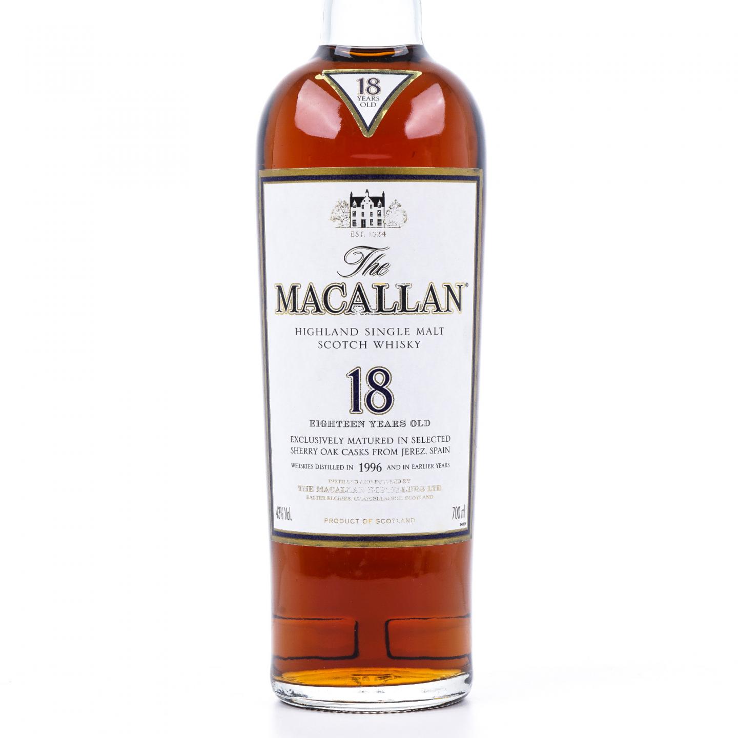 Macallan 麦卡伦 18年 1996 雪莉桶