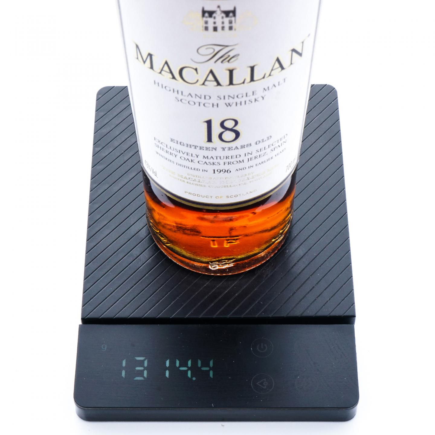 Macallan 麦卡伦 18年 1996 雪莉桶
