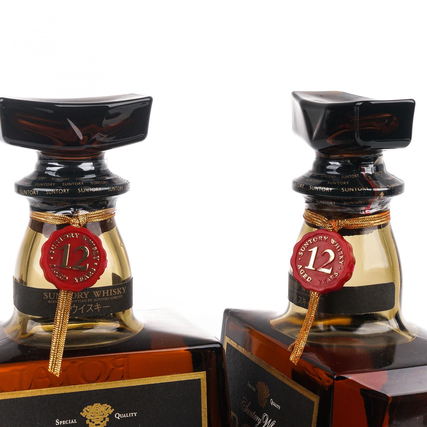 三得利 Royal 12年 金花标 调和 2瓶组