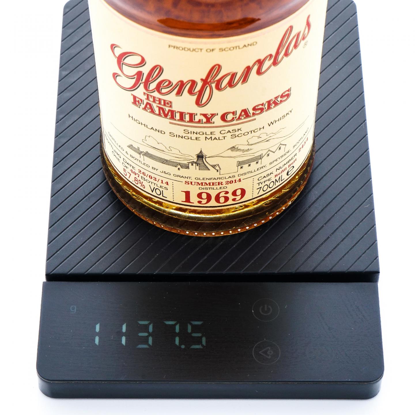 Glenfarclas 格兰花格 1969-2014 家族桶 单桶#2454