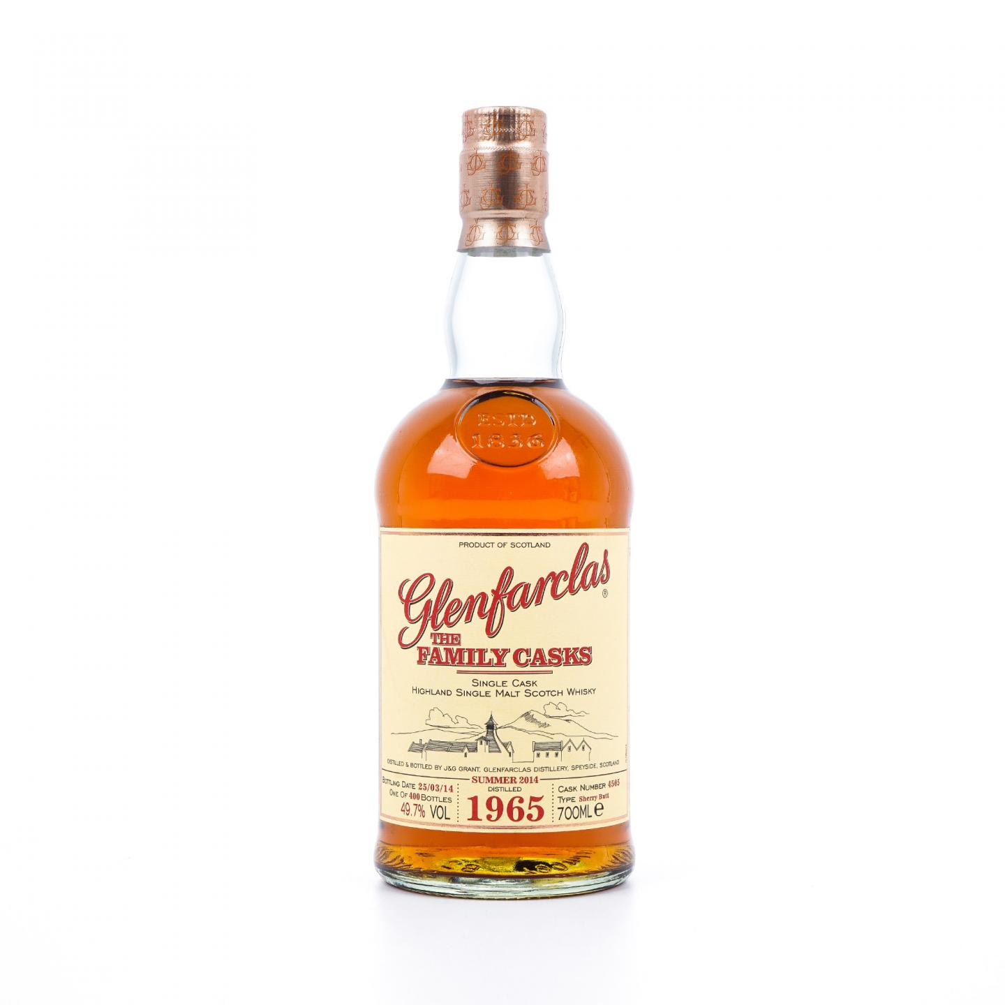 Glenfarclas 格兰花格 1965-2014 家族桶 雪莉单桶#4505