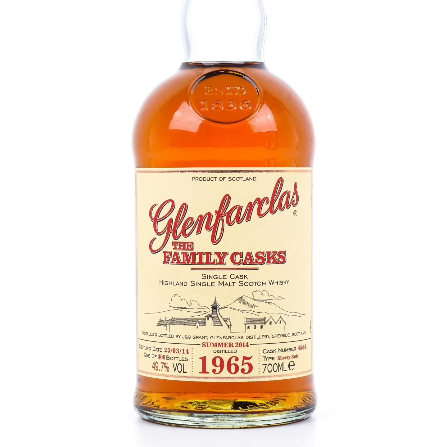 Glenfarclas 格兰花格 1965-2014 家族桶 雪莉单桶#4505