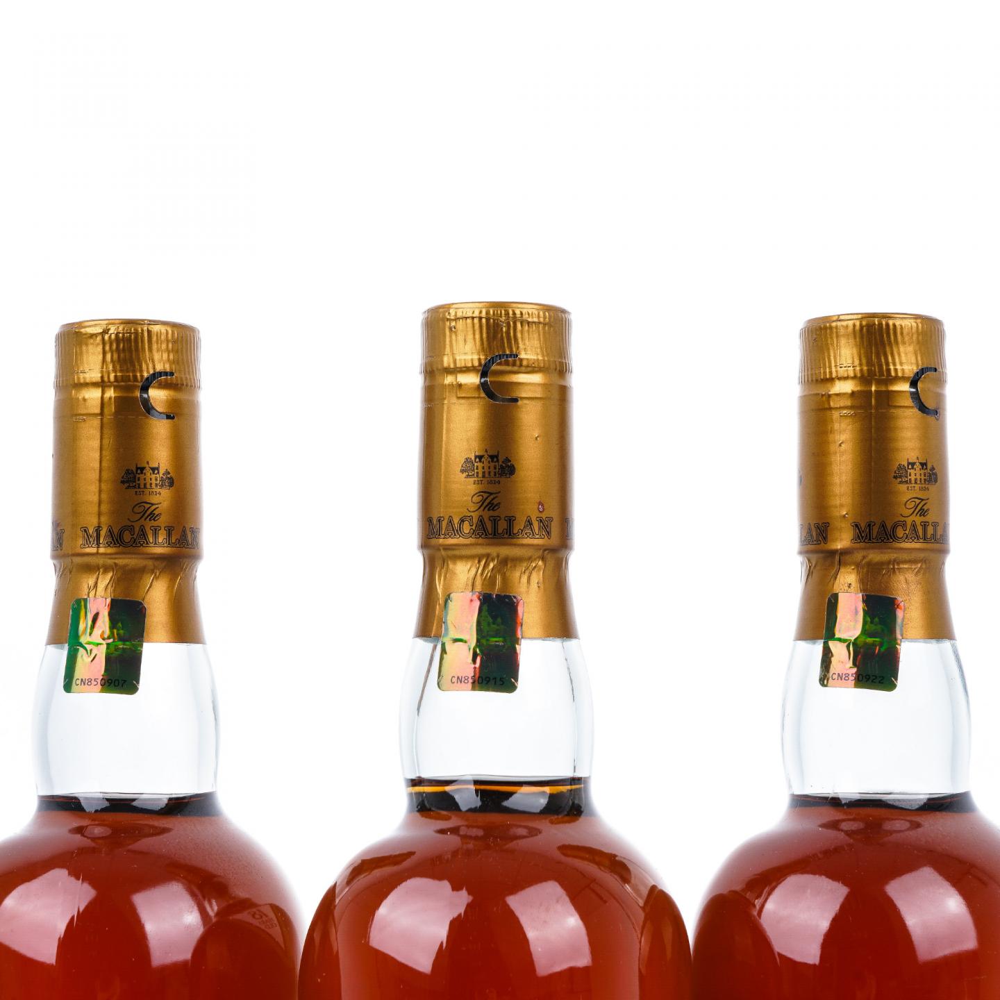 Macallan 麦卡伦 18年 2017 雪莉桶 3支组