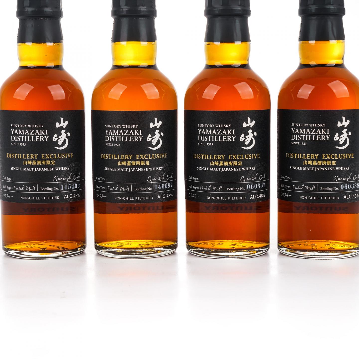 【中样】山崎蒸馏所限定 Peated Malt 4瓶组*180ml