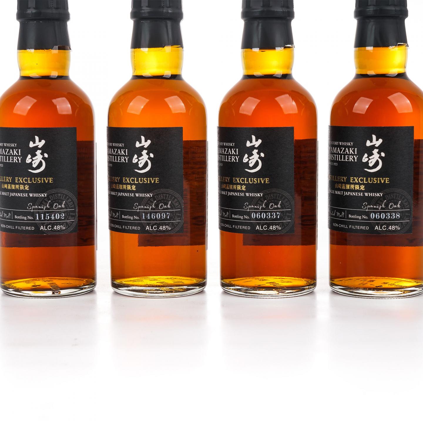 【中样】山崎蒸馏所限定 Peated Malt 4瓶组*180ml