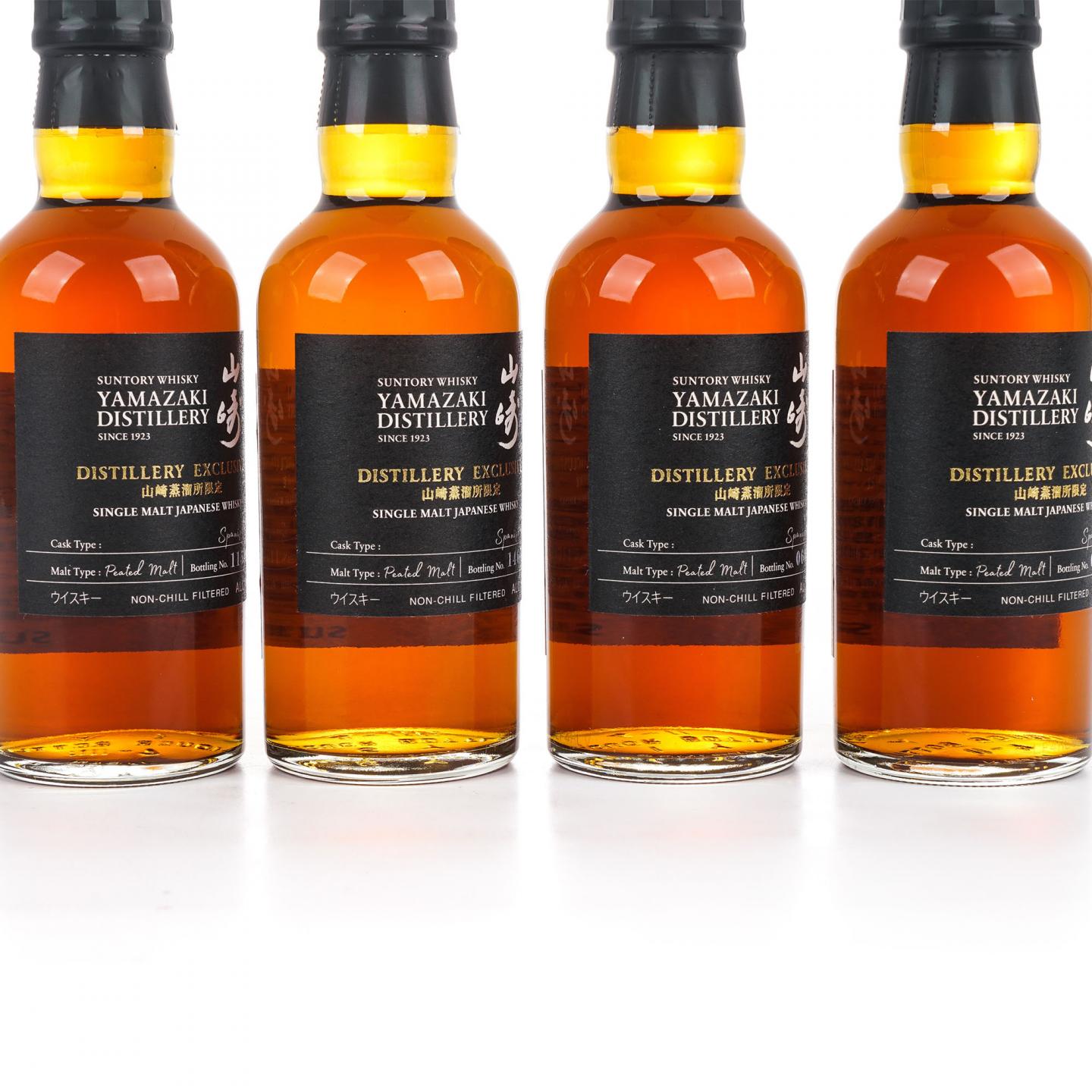 【中样】山崎蒸馏所限定 Peated Malt 4瓶组*180ml