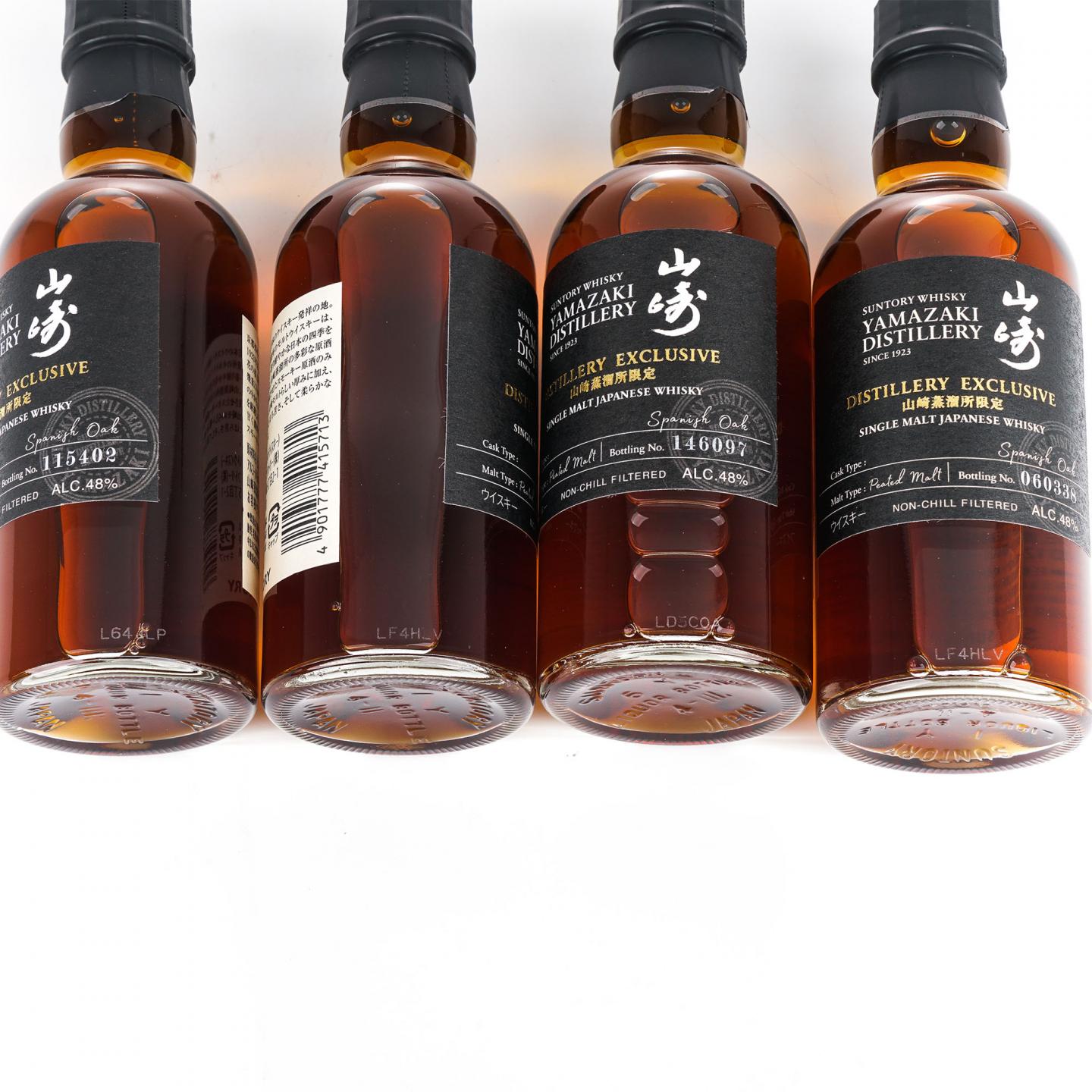 【中样】山崎蒸馏所限定 Peated Malt 4瓶组*180ml