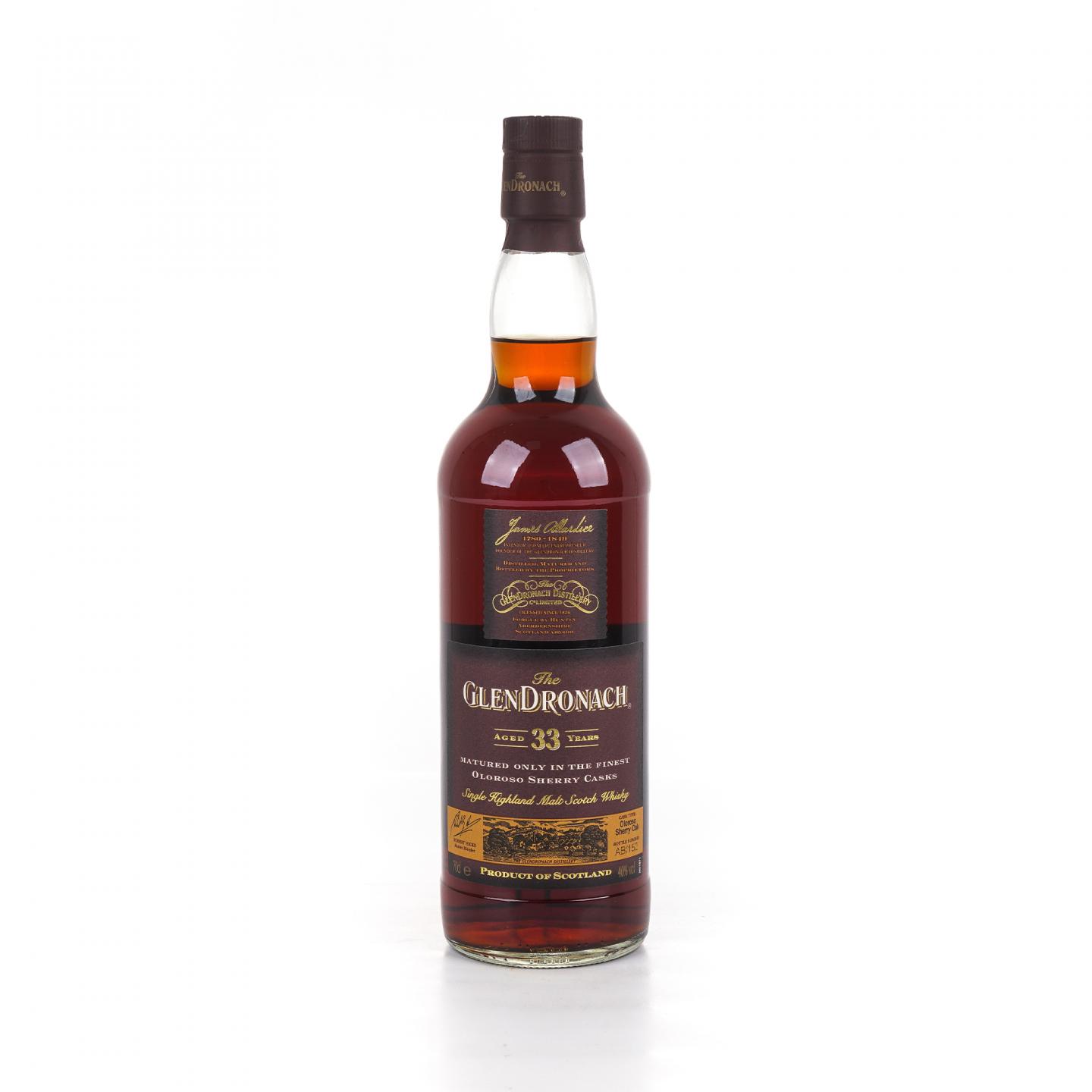 Glendronach 格兰多纳 33年 雪莉桶