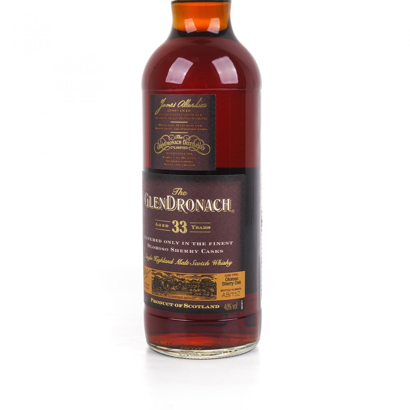 Glendronach 格兰多纳 33年 雪莉桶