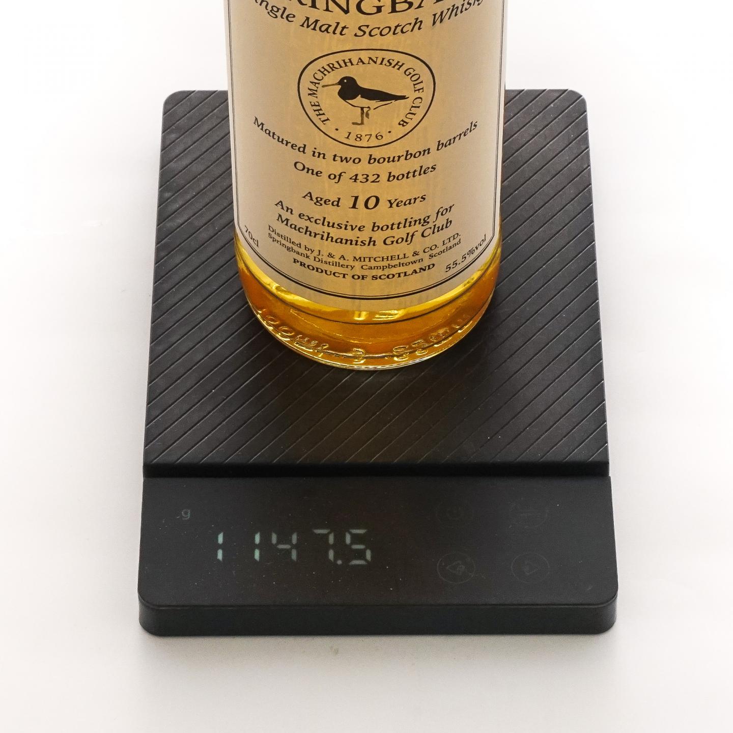 Springbank 云顶 10年 2021 Machrihanish Golf Club