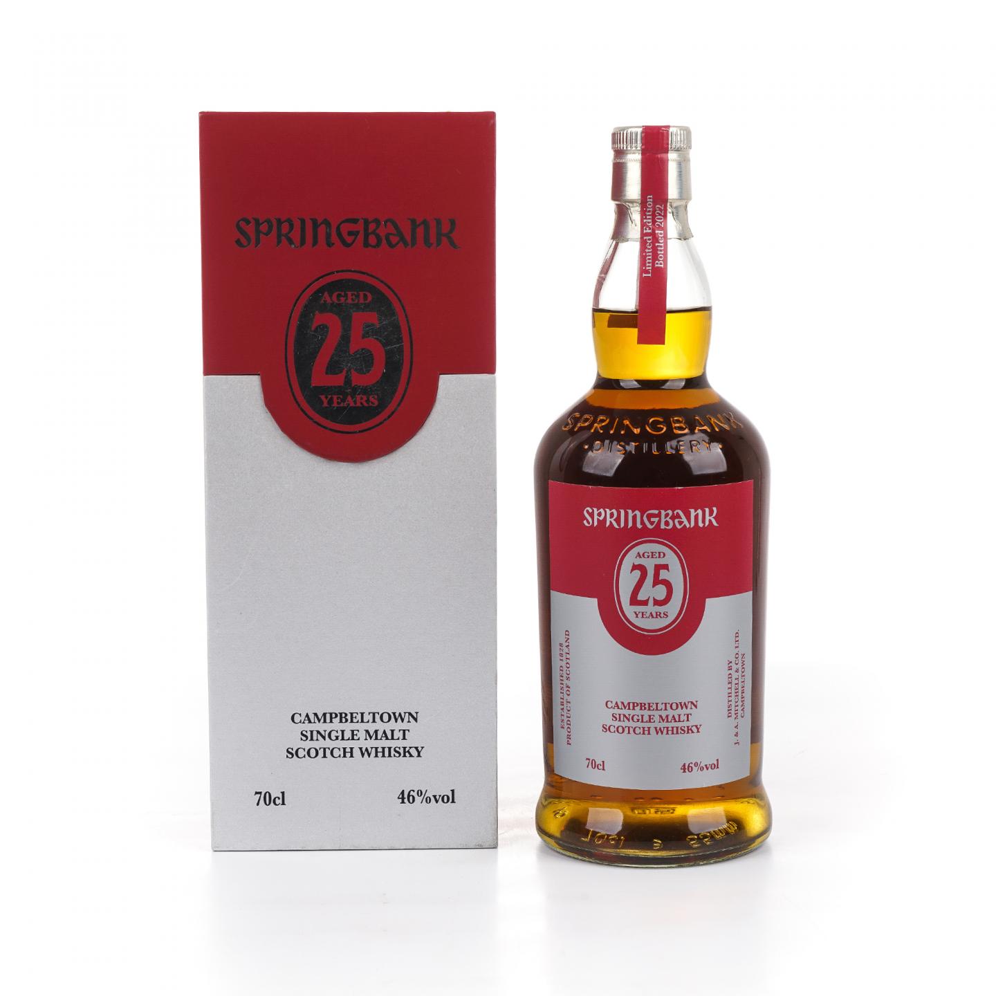 Springbank 云顶 25年 2022 限量版