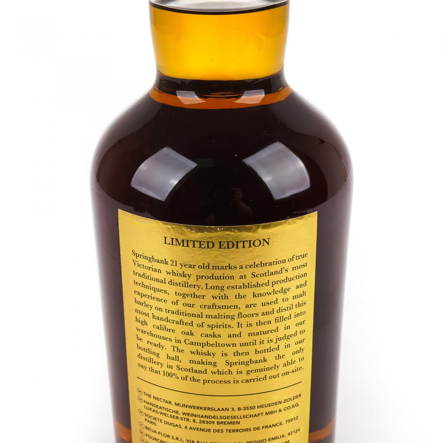 Springbank 云顶 21年 2021