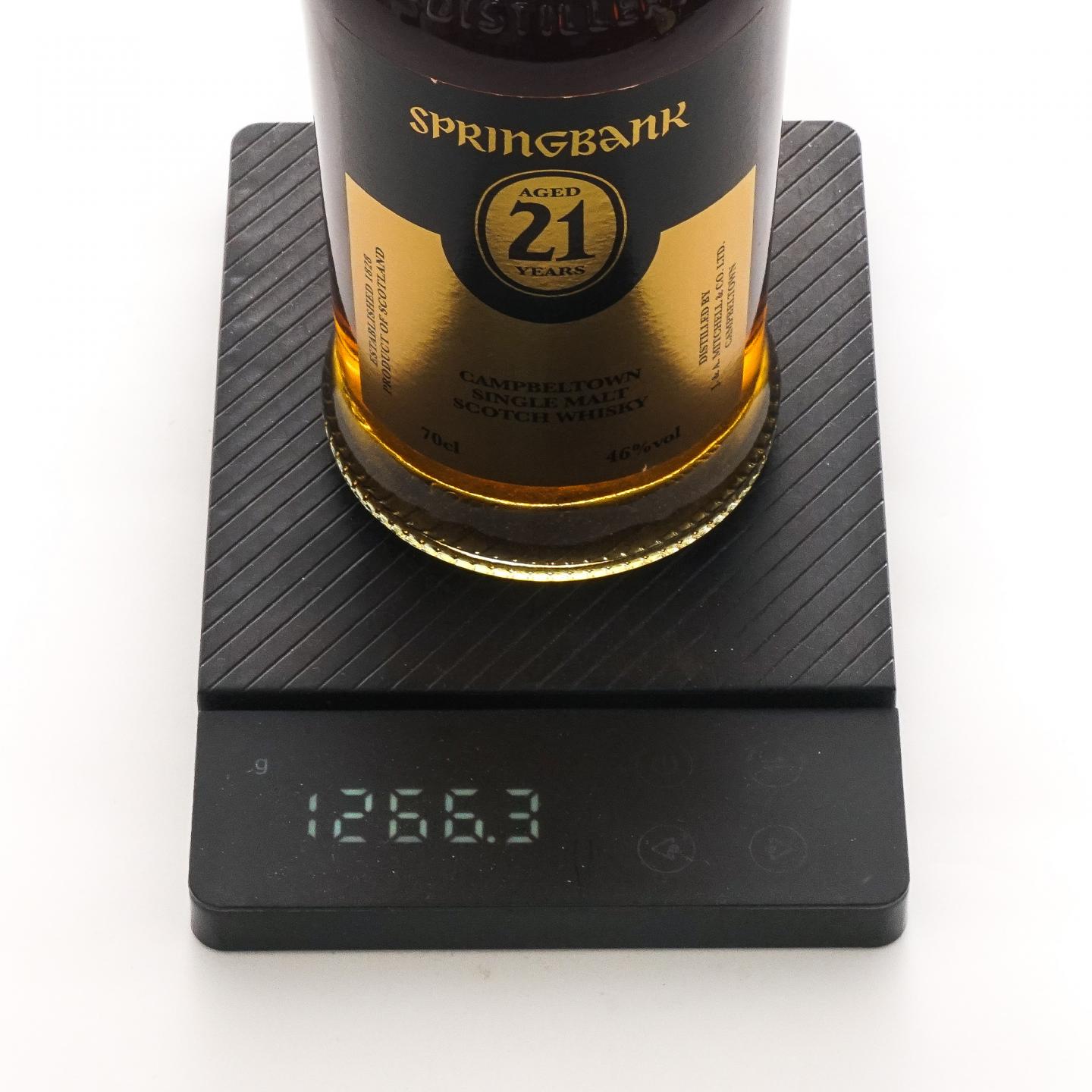 Springbank 云顶 21年 2021