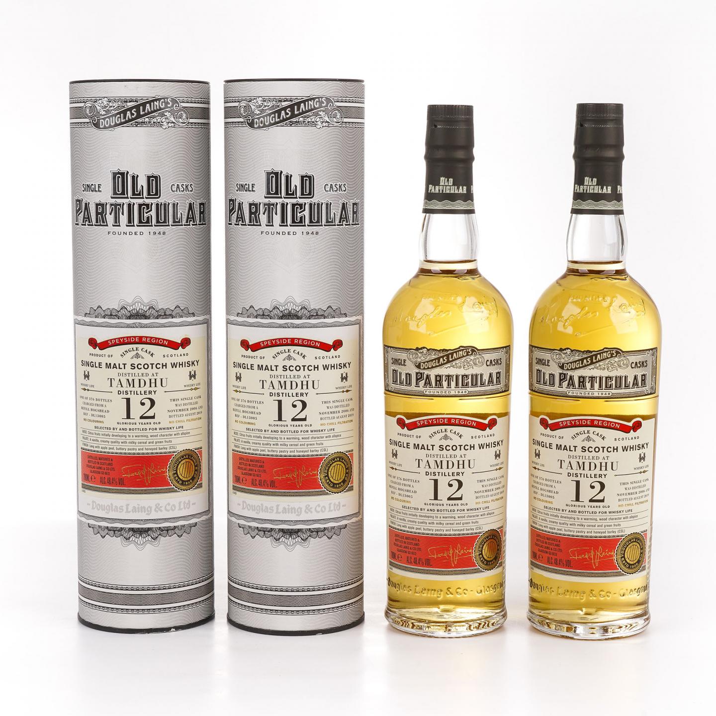 Tamdhu 檀都 12年 2006-2019 单桶 DL Old Particular 2瓶组