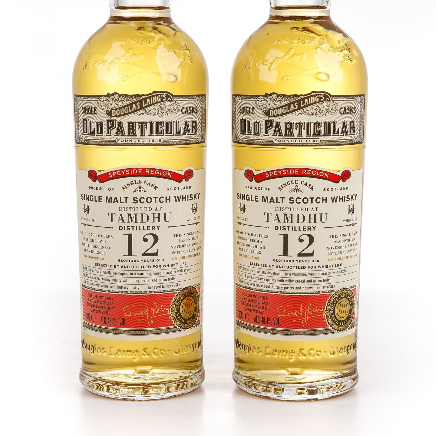 Tamdhu 檀都 12年 2006-2019 单桶 DL Old Particular 2瓶组