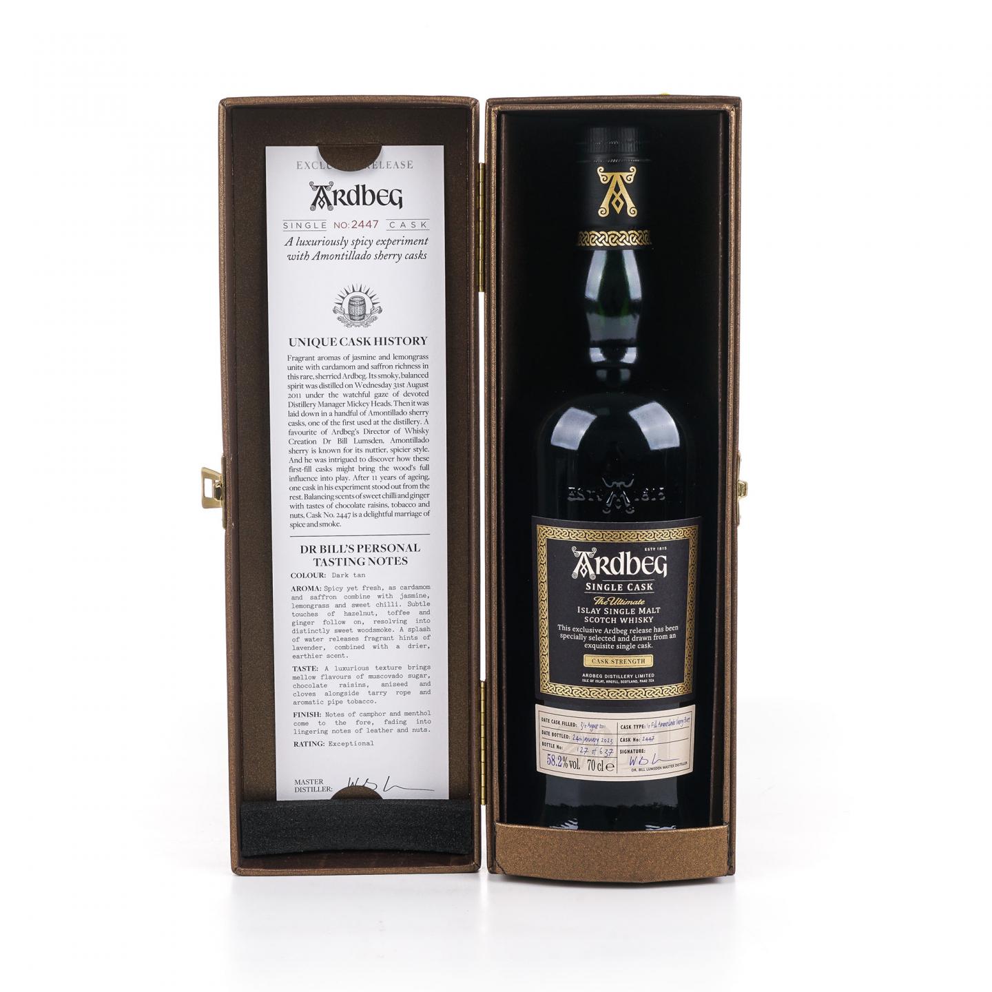 Ardbeg 阿贝 2011-2023 雪莉单桶#2447 桶强